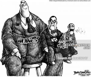 The Puppet Master: Gun Industry, NRA, Congress.