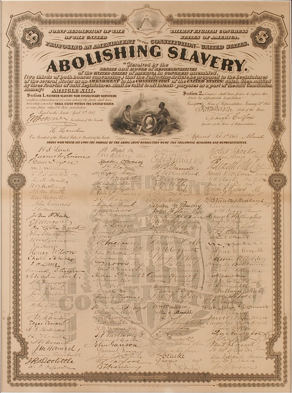 The rights of these united states the 13th amendment modstate